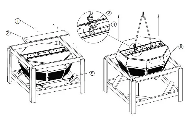 ruck VENTILATOREN DHA...ECP Roof Fan Instruction Manual-fig-19