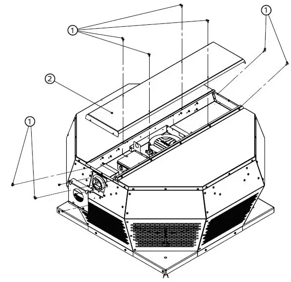 ruck VENTILATOREN DHA...ECP Roof Fan Instruction Manual-fig-21