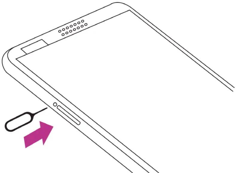 kapsys SmartVision3 4G Mobile Phone - SIM tray