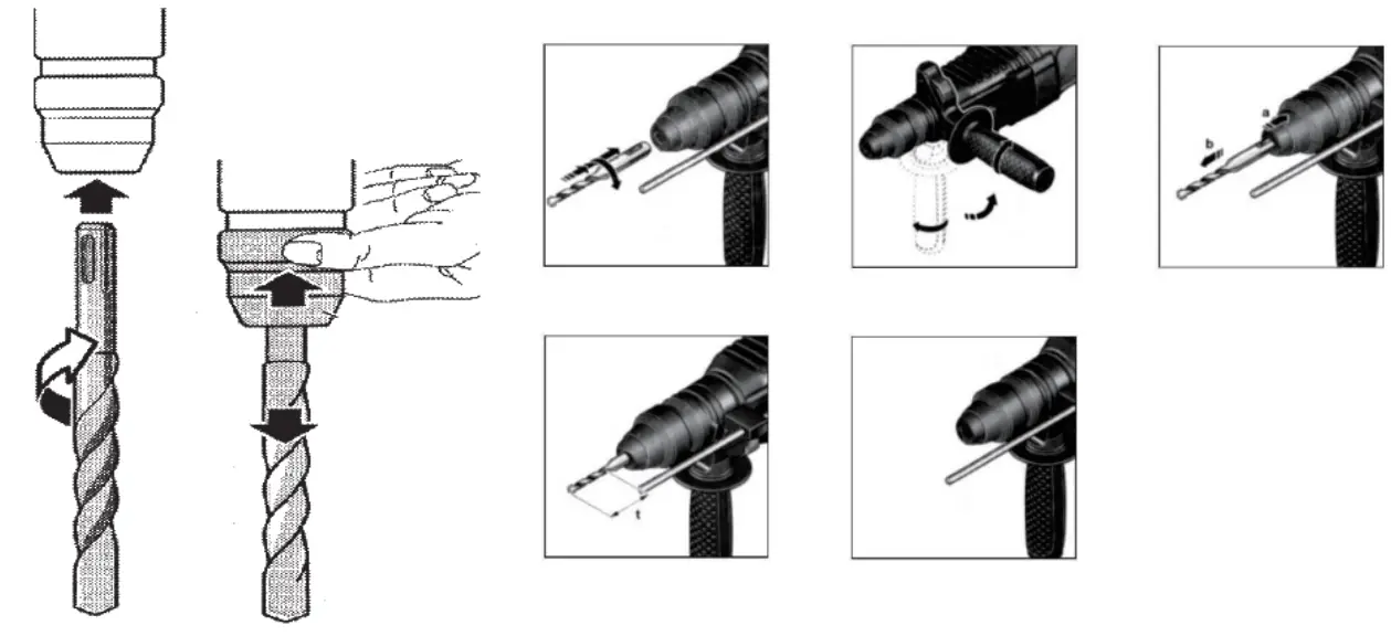 BLAUPUNKT RH3010 Impact Hammer - Operation
