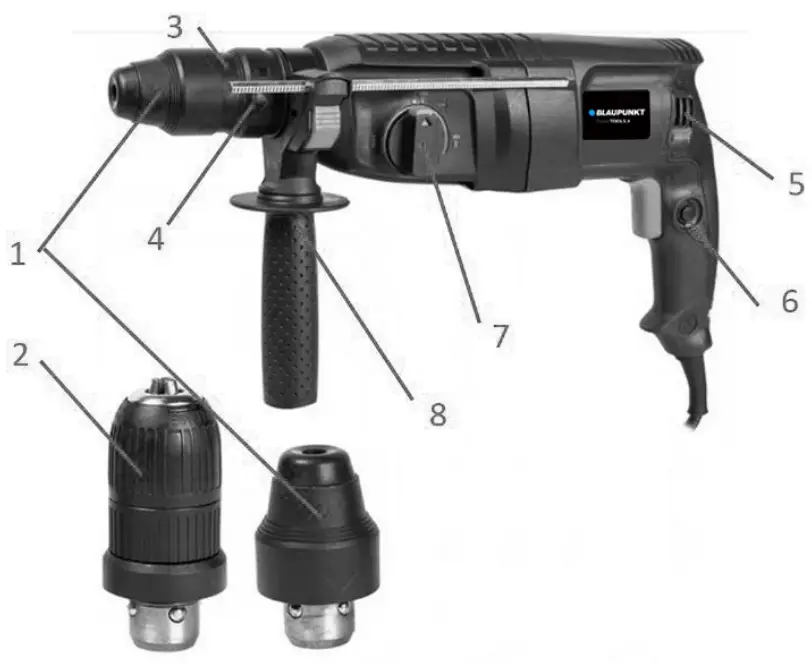 BLAUPUNKT RH3010 Impact Hammer - fig