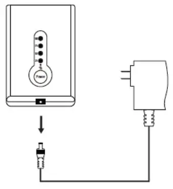 SHARPER IMAGE 207902 Heat Therapy Wraps and Rechargeable Battery - REMOVE BATTERY CHARGER PLUG