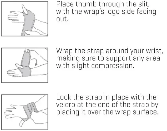 SHARPER IMAGE 207902 Heat Therapy Wraps and Rechargeable Battery - WRIST WRAP