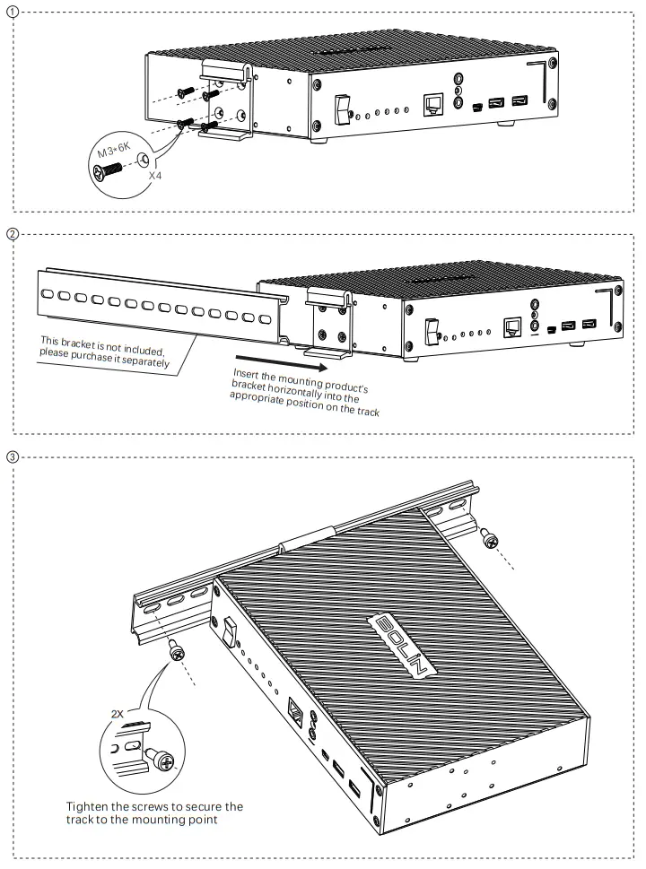 BOLiN TECHNOLOGY B-DR10 Din Rail Mount -