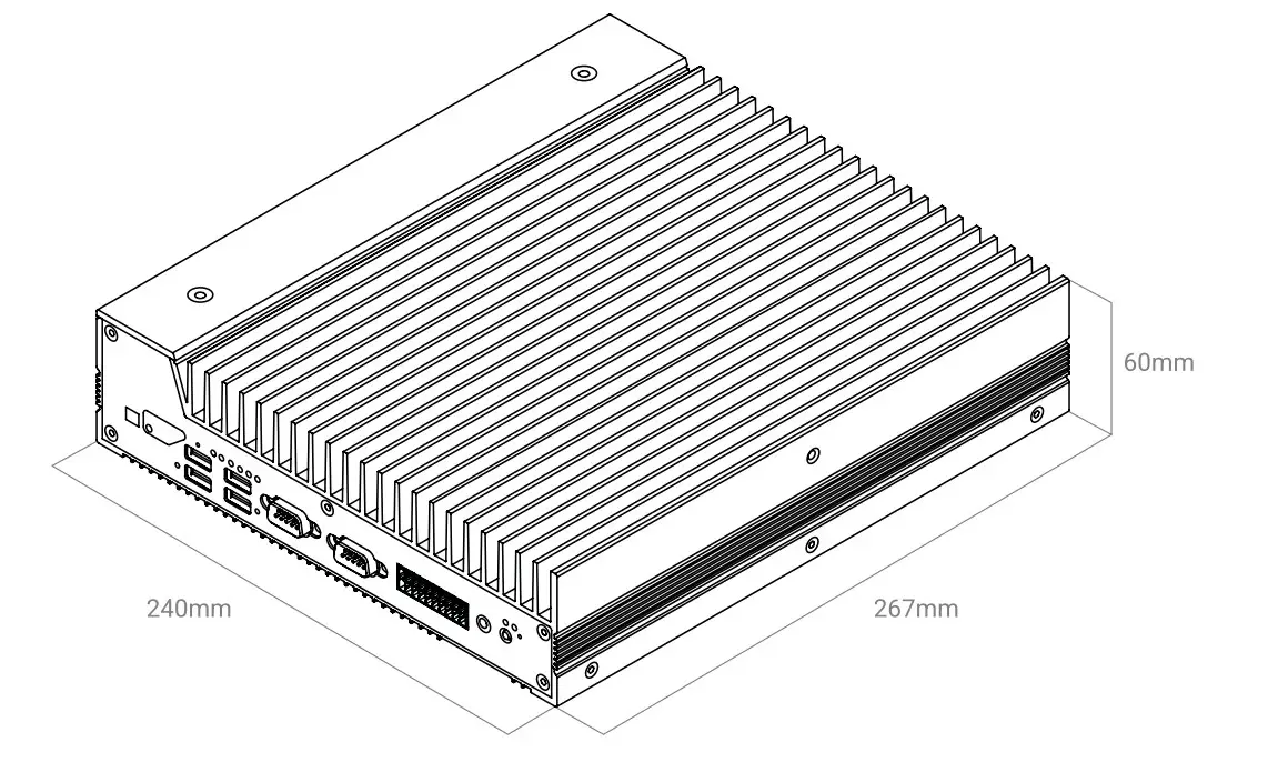 ONLOGIC Karbon 801 Low Profile High Performance Rugged Computer - fig 1
