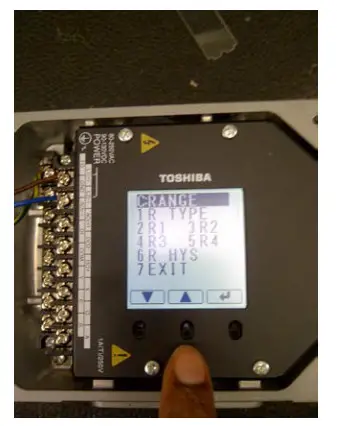 TOSHIBA LF622 Electromagnetic Flowmeter - RANGE