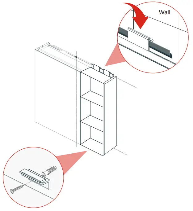 GETPRO HD AG3020 S L Rectangular Aluminum Medicine Cabinet with Mirror - fig11
