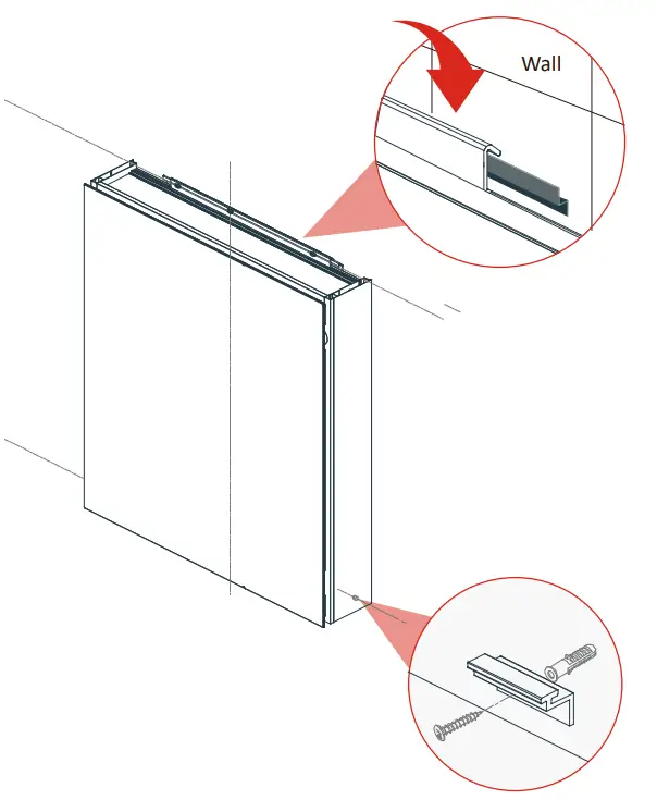 GETPRO HD AG3020 S L Rectangular Aluminum Medicine Cabinet with Mirror - fig7