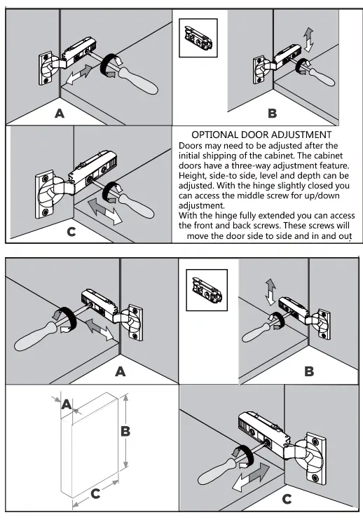 GETPRO HD AG3020 S L Rectangular Aluminum Medicine Cabinet with Mirror - fig8