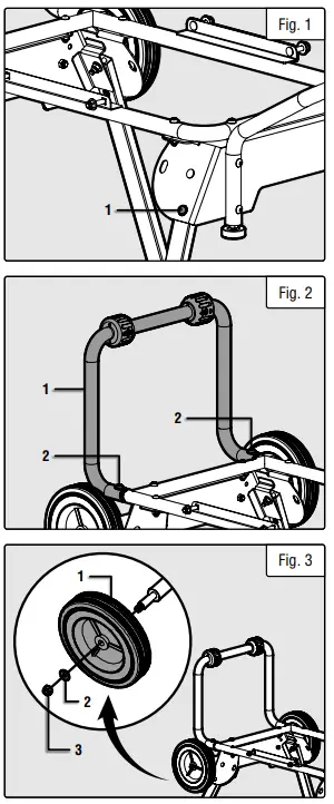 WEN TT1088 Rolling Mobile Table Saw Stand - ASSEMBLY