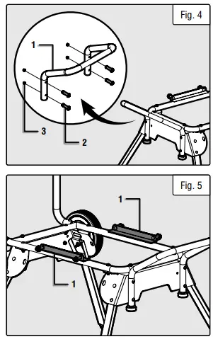 WEN TT1088 Rolling Mobile Table Saw Stand - ASSEMBLY1