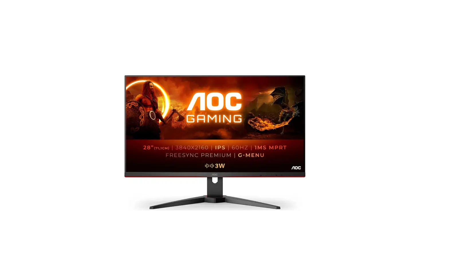 Aoc U28g2ae/bk 28-inches Hdmi+dp Ips Monitor User Manual Aoc U28g2ae/bk 28-inches Hdmi+dp Ips Monitor User Manual