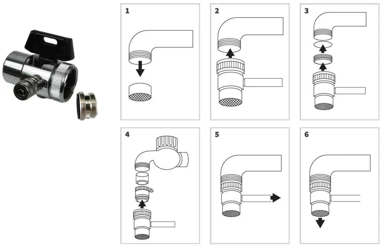 Kitchen Diverter Valve