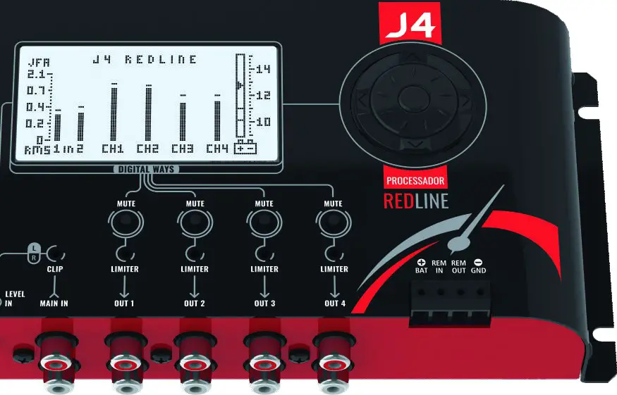 JFA Automotivo 14 Redline Audio Processor - Cover 2