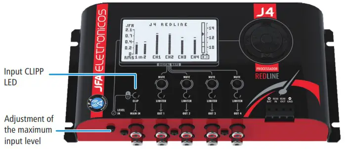 JFA Automotivo 14 Redline Audio Processor - JFA Automotivo 14 Redline Audio Processor - ADDENDUM 03 AUDIO NOISE 2