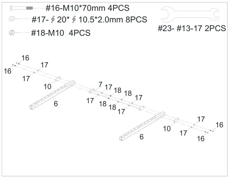 SUNNY HEALTH FITNESS SF-XF922059 Squat Stand Power Rack - STEP 3