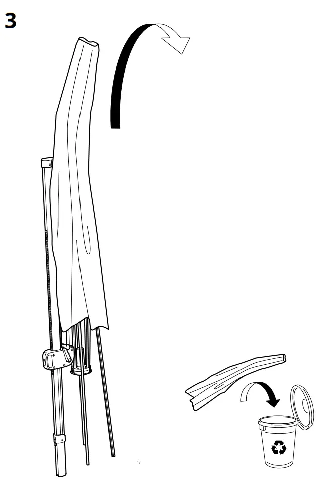 IKEA AA 2338704 1 SVALÖN Parasol Canopy - fig4