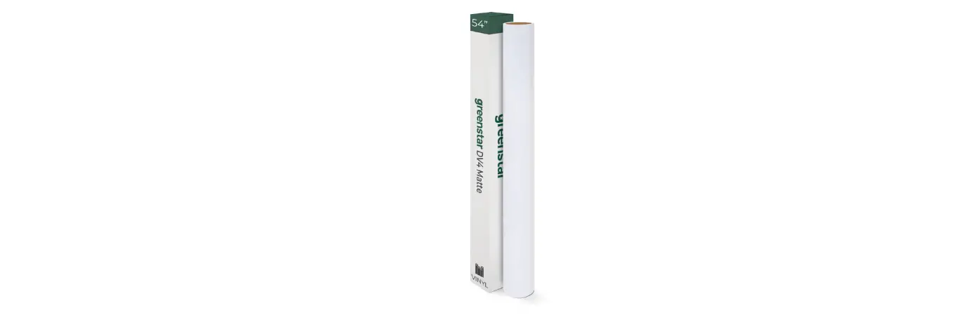 Uscutter Gsdv4pwg Greenstar Dv4 Gloss White Calendered Digital Print Permanent Adhesive User Manual