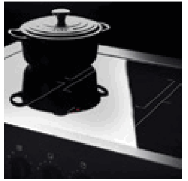 Steel AQ10SF-5FI-BA-B Ascot 100cm Gloss Black with Bronze Trim Induction Freestanding Cooker - cooktops