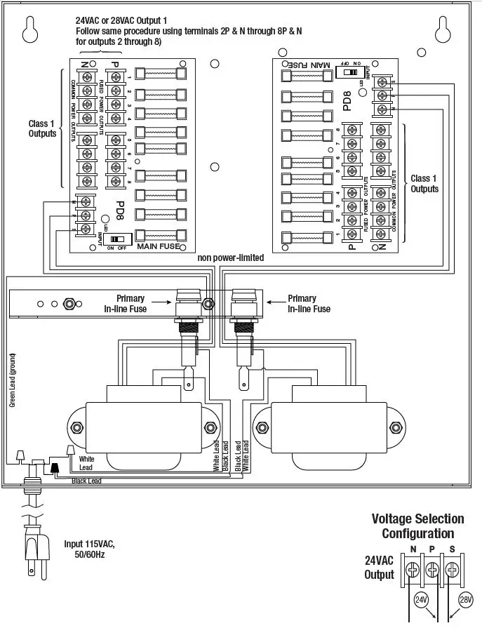 Altronix ALTV2416UL3 Series CCTV Power Supplies Instruction Manual-FIG-5
