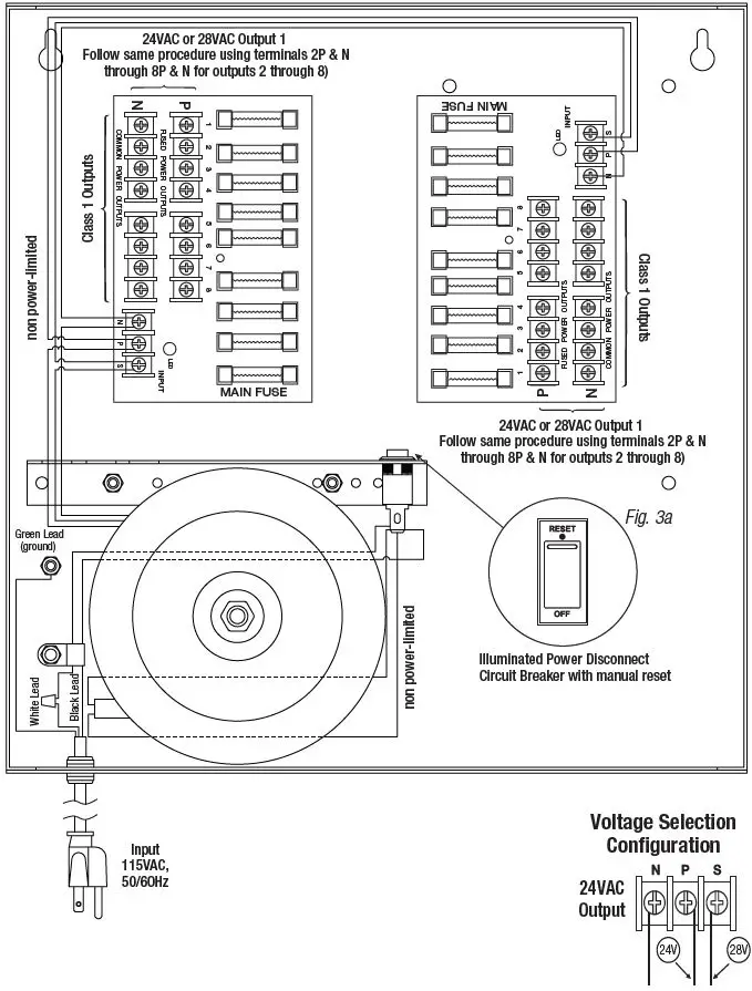 Altronix ALTV2416UL3 Series CCTV Power Supplies Instruction Manual-FIG-7