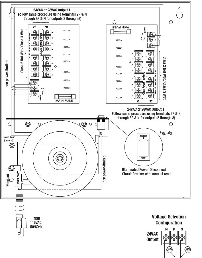 Altronix ALTV2416UL3 Series CCTV Power Supplies Instruction Manual-FIG-8