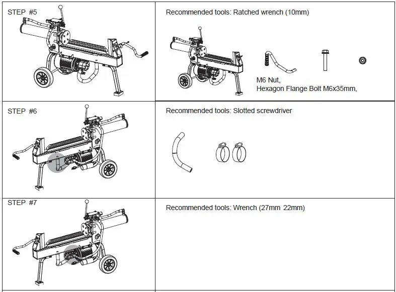 Super Handy GUO084 14 Ton 120V Portable Electric Log Splitter-20