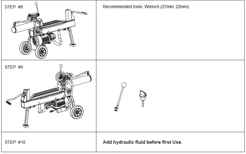Super Handy GUO084 14 Ton 120V Portable Electric Log Splitter-21
