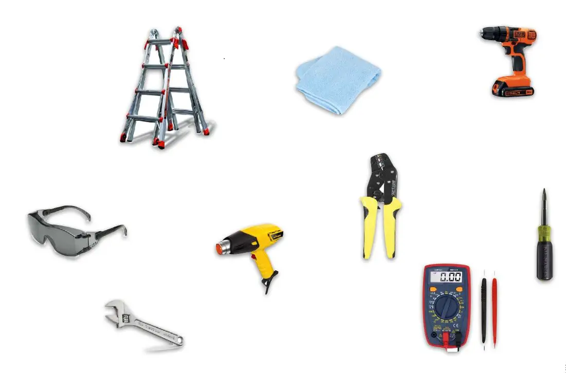 AM Solar 99-TRLSIG Deluxe Upgrade Inverter Instruction Manual - Suggested Tools For Installation