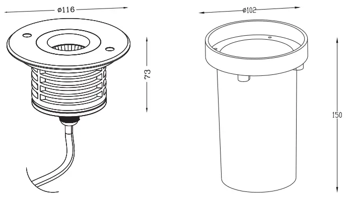 HALCYON EX330 USTSL LED Inground