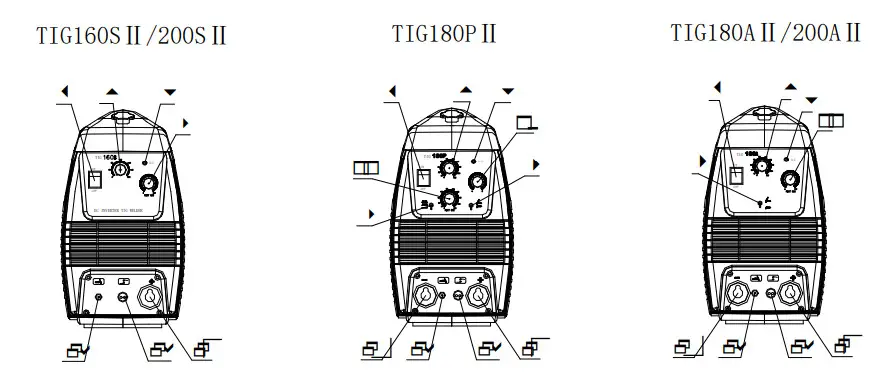VEVOR TIG Welder AC DC 3 in 1 TIG MMA ARC Welding Machine - output