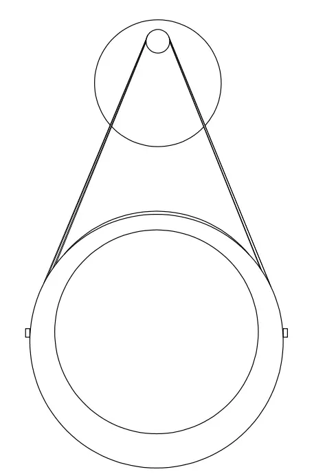 ET2 Contemporary Lighting E24080-NAB Tether LED 1 Light Wall Sconce - featured Image