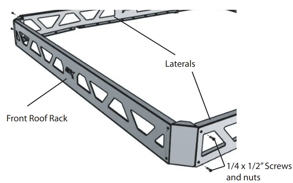 AFX MOTORSPORTS CAN030 Steel Front Bumper - frame asembly 1