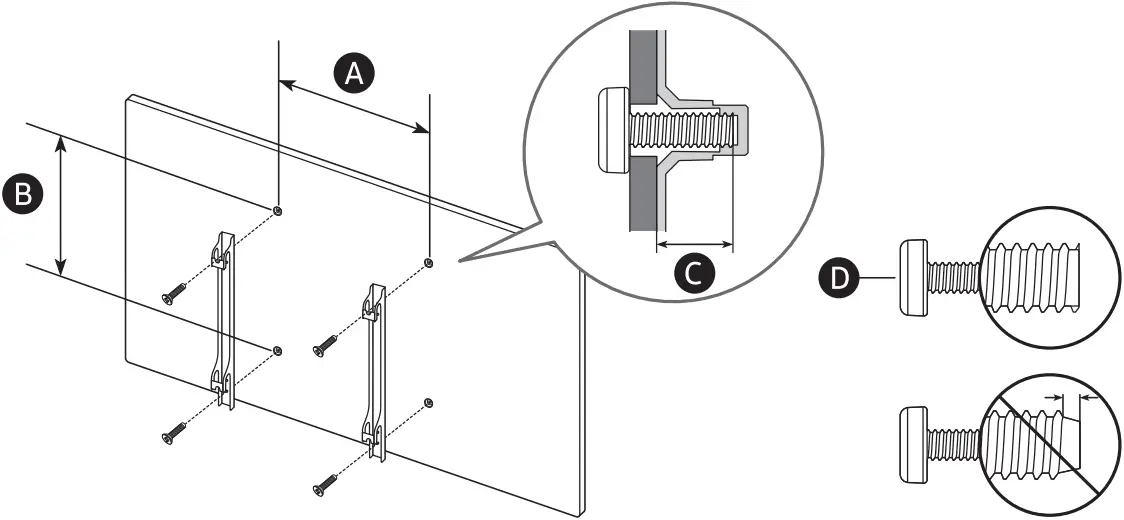 BN68-12442A-01 - Wall Mount Specifications