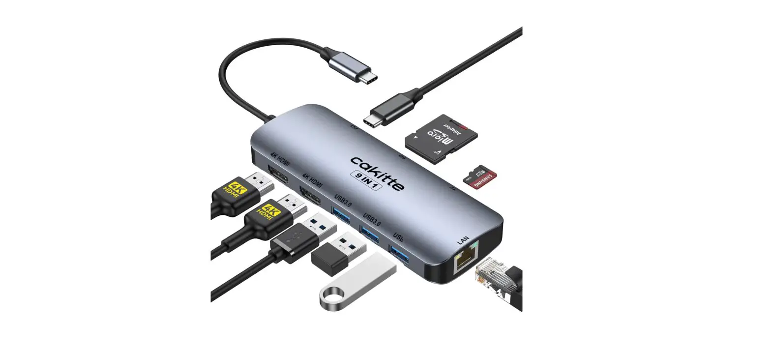 Cakitte B0bmfgcmgs 9 In 1 Docking Station User Guide