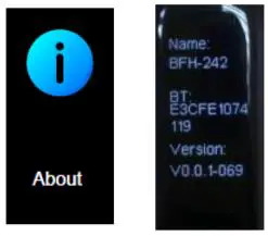 denver BFH 242 Fitness Band Watch - Functions Dial 10