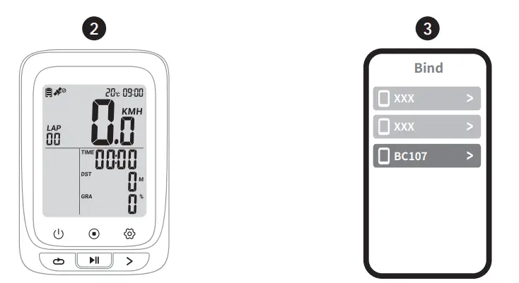 COOSPO BC107 GPS Bike Computer - computer