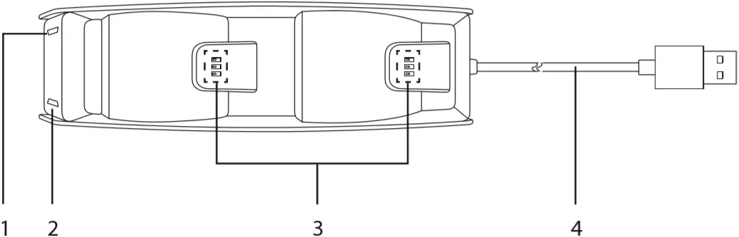 ADX APS5CS22 PS5 Dual Charging Station b1