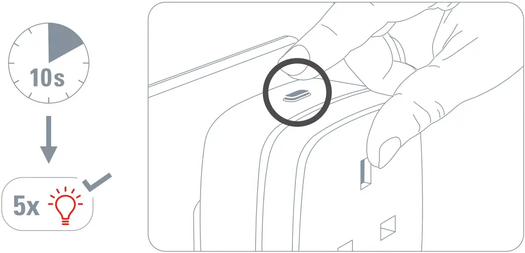 eve energy 20EBT8601 HomeKit Smart Plug - Reset