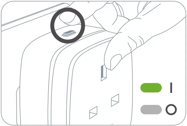 eve energy 20EBT8601 HomeKit Smart Plug - Socket 3