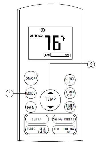 Mr Cool-MC-Air-Conditioner-Remote-Buttons-and-Functions-FIG-8
