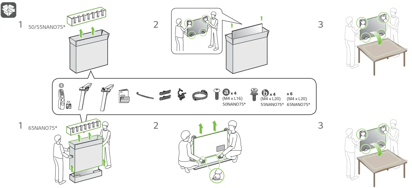 LG 50NANO75UQA 75 Inch Class NANO75 UQA Series LED 4K UHD Smart webOS TV with ThinQ A - Fig 1