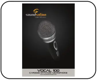 soundsation Vocal 100 Cardioid Dynamic Microphone - BOX CONTAINS2