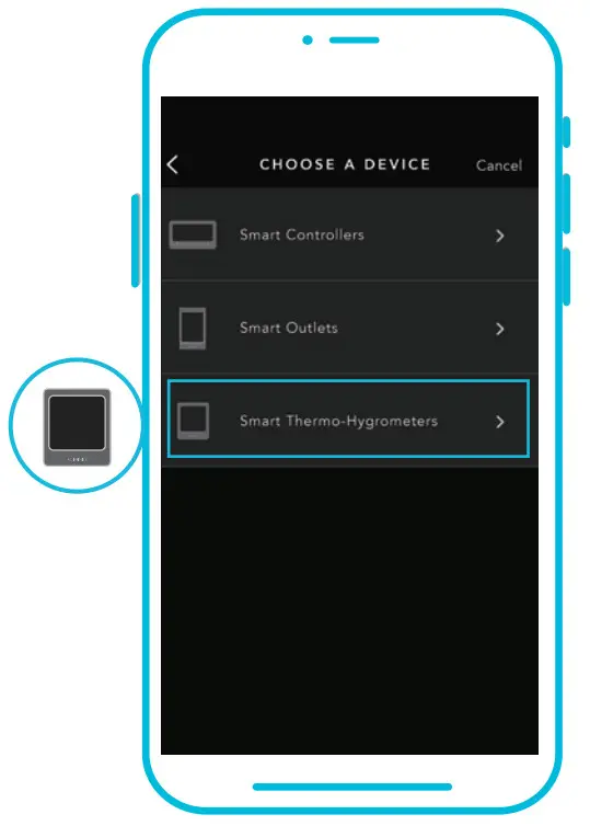 AC INFINITY 211118 Cloudcom B1 Thermometer - ADD A DEVICE1