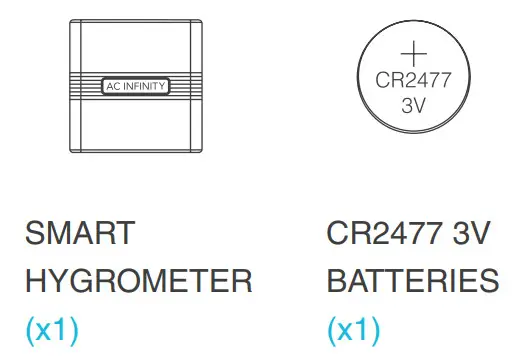 AC INFINITY 211118 Cloudcom B1 Thermometer - Included1