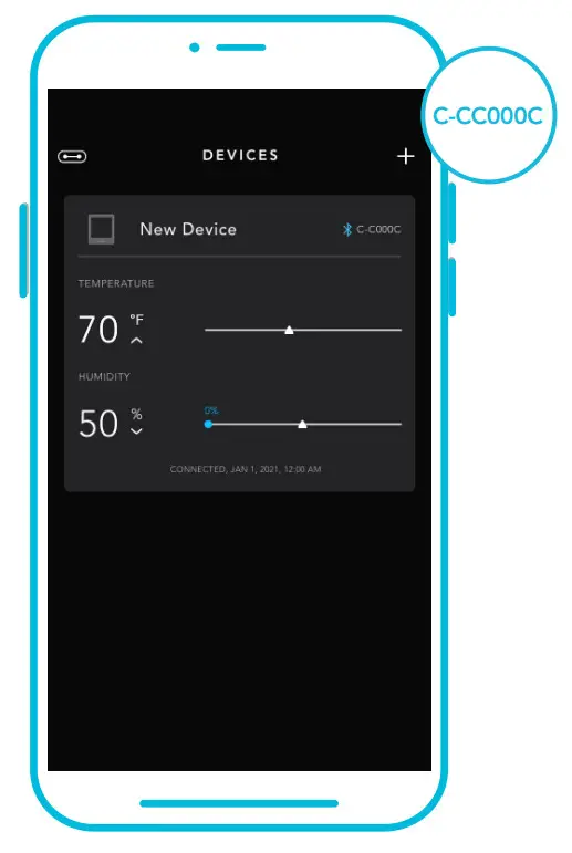 AC INFINITY 211118 Cloudcom B1 Thermometer - hygrometer