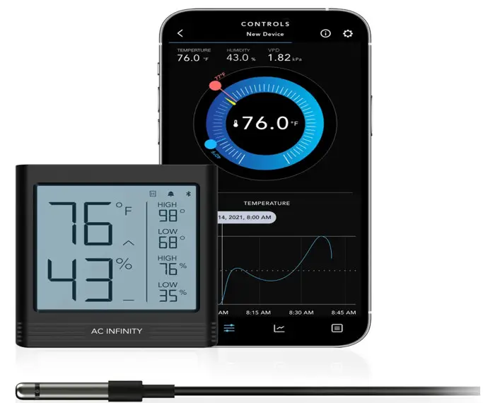 AC INFINITY 211118 Cloudcom B1 Thermometer