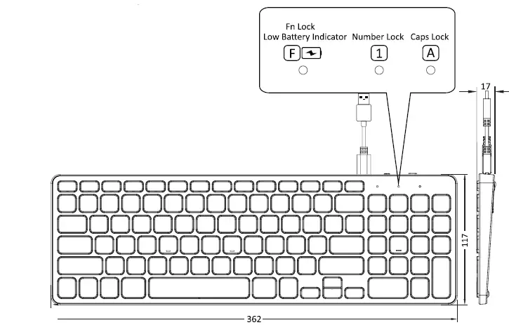 Perixx-PERIBOARD-615-Wireless-and-Wired-3-in-1-Multi-Device-Keyboard-FIG-1