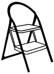 SIGNATURE HARDWARE 440500 Mata During Colgante Hanging Light - Step Ladder