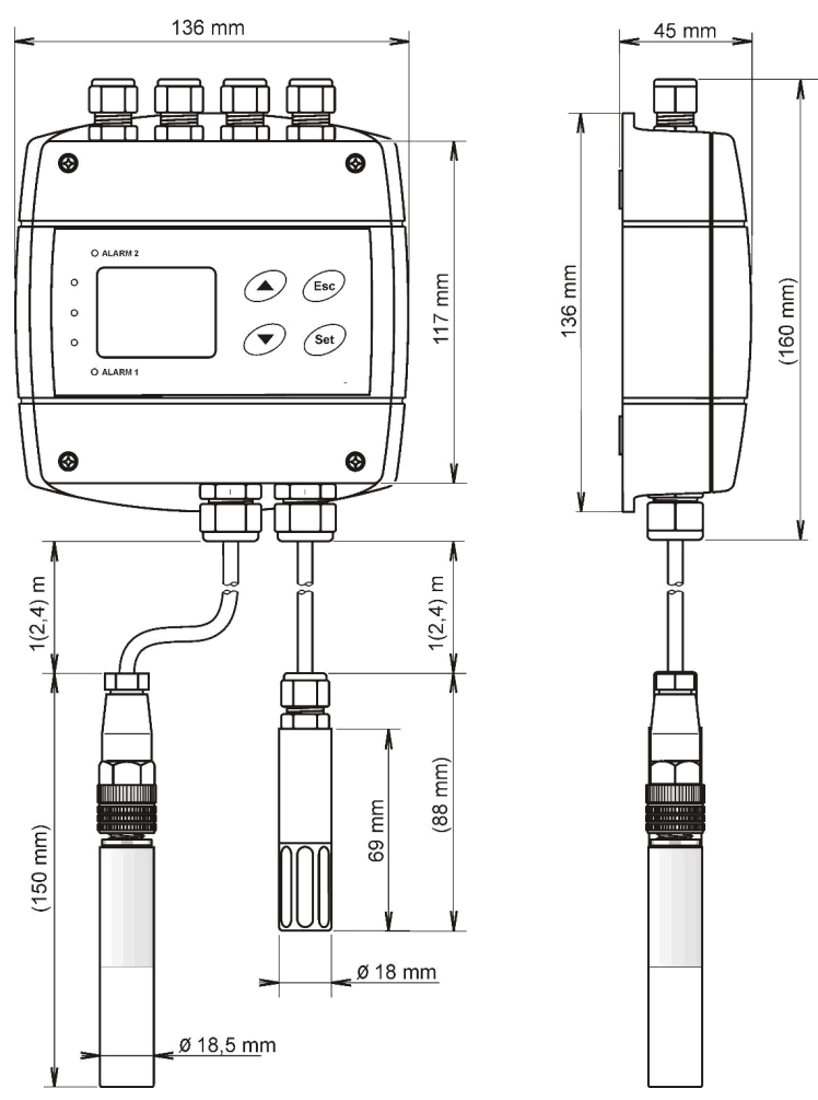 cometsystem H5421 CO2 Concentration Temperature Humidity Other Calculated Humidity Variables Regulator - FIG 3